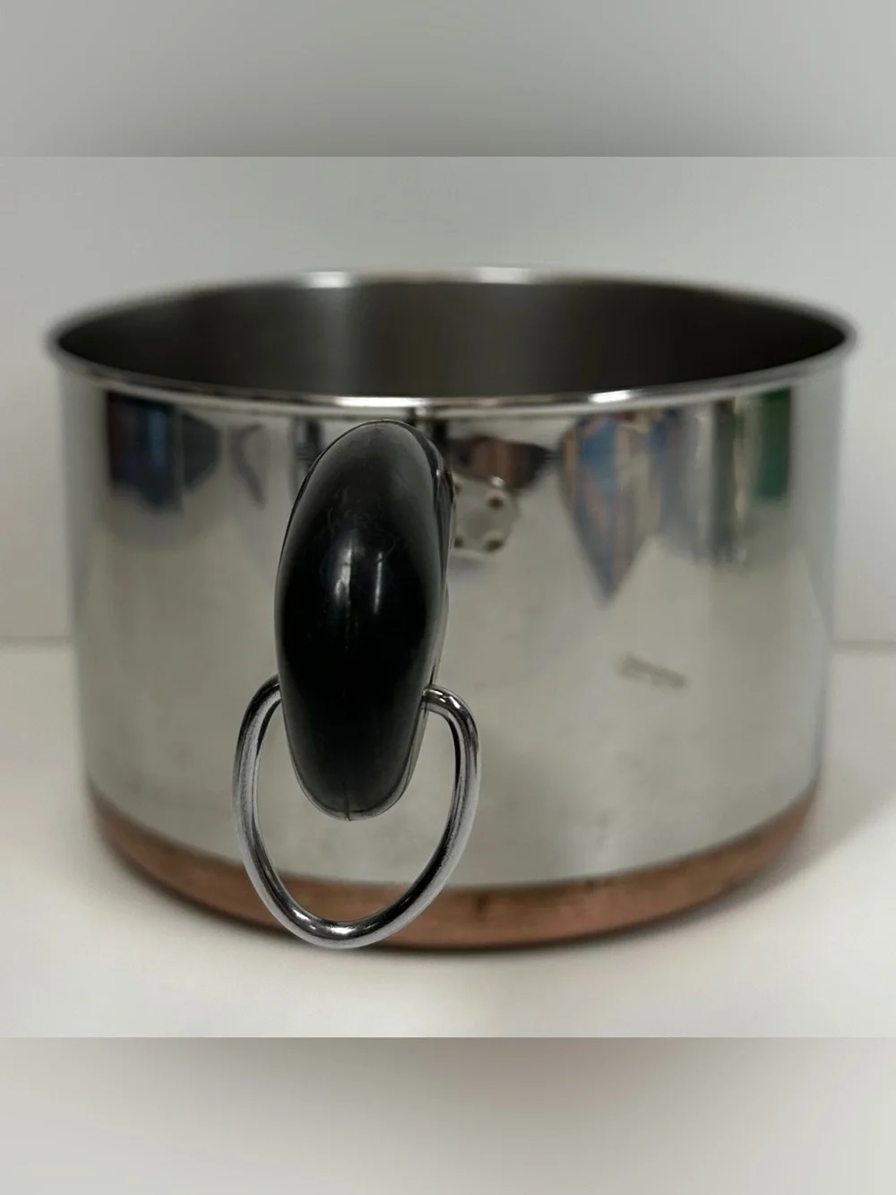 Vintage 1801 Revere Ware Tall 3qt Copper Bottom Sauce Pan/Pot Clinton, IL